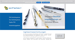 Desktop Screenshot of eifeler-austria.com