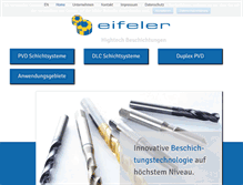 Tablet Screenshot of eifeler-austria.com